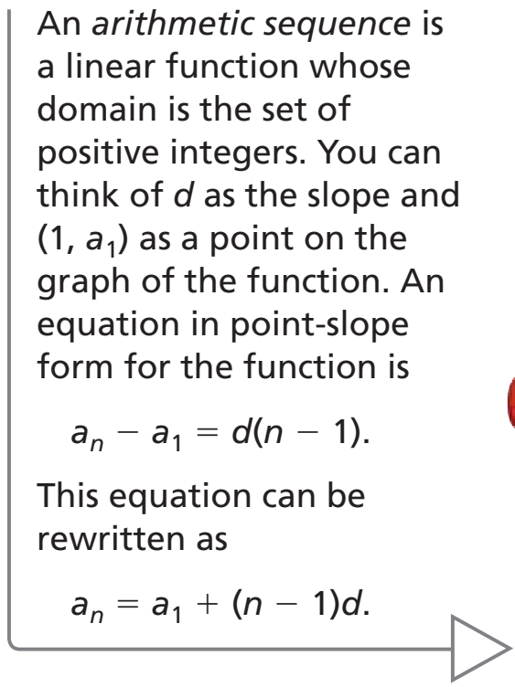 arithmetic sequence